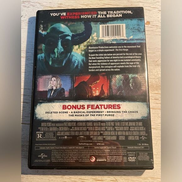🔥❤️🔥 DVD The First Purge A Nation Reborn EPC - Picture 3 of 3